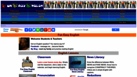 What Funeasyenglish.com website looked like in 2023 (1 year ago)