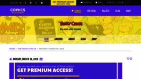 What Familycircus.com website looked like in 2023 (1 year ago)