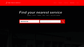 What Findtruckservice.com website looked like in 2023 (1 year ago)