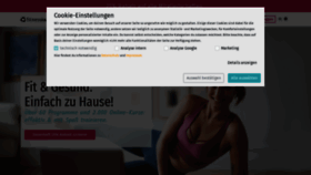 What Fitnessraum.de website looked like in 2023 (1 year ago)