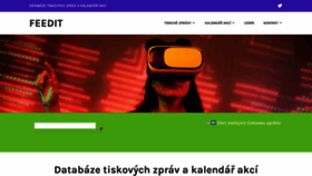 What Feedit.cz website looked like in 2023 (3 years ago)