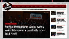 What Florbalchomutov.cz website looked like in 2023 (1 year ago)