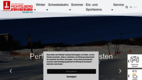 What Fichtelberg-ski.de website looked like in 2023 (2 years ago)