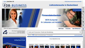 What Firmendatenbanken.de website looked like in 2023 (1 year ago)