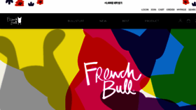 What Frenchbull.co.kr website looked like in 2023 (1 year ago)