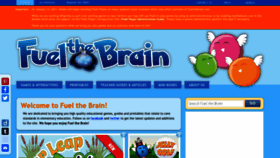 What Fuelthebrain.com website looked like in 2023 (1 year ago)