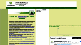 What Finfacts.ie website looked like in 2023 (1 year ago)