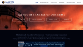 What Falmouthchamber.com website looked like in 2023 (1 year ago)