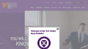 What Fatherryan.org website looked like in 2023 (1 year ago)