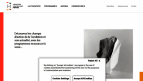 What Fondationdentreprisehermes.org website looked like in 2023 (1 year ago)