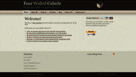 What Fourwalledcubicle.com website looked like in 2023 (1 year ago)