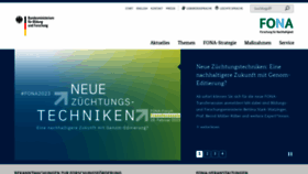 What Fona.de website looked like in 2023 (1 year ago)