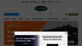 What Foremostgolf.com website looked like in 2023 (1 year ago)
