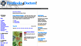 What Freebooks4doctors.com website looked like in 2023 (1 year ago)
