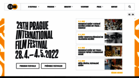 What Febiofest.cz website looked like in 2023 (1 year ago)