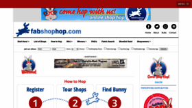 What Fabshophop.com website looked like in 2023 (1 year ago)