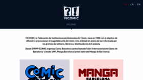 What Ficomic.com website looked like in 2023 (1 year ago)