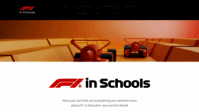 What F1inschools.com website looked like in 2023 (1 year ago)
