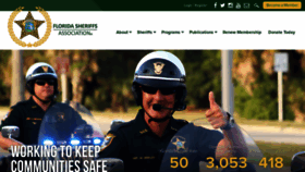 What Flsheriffs.org website looked like in 2023 (1 year ago)