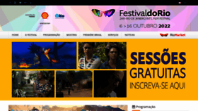 What Festivaldorio.com.br website looked like in 2023 (1 year ago)