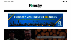 What Forestry.com website looked like in 2023 (1 year ago)