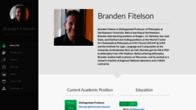 What Fitelson.org website looked like in 2023 (3 years ago)