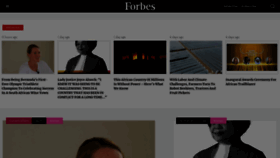 What Forbesafrica.com website looked like in 2023 (1 year ago)
