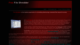 What Fileshredder.org website looked like in 2023 (1 year ago)