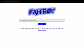 What Fastbot.de website looked like in 2023 (1 year ago)