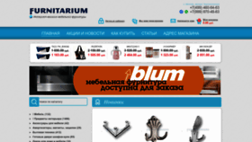 What Furnitarium.ru website looked like in 2023 (1 year ago)