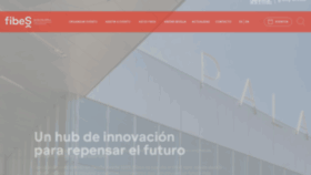 What Fibes.es website looked like in 2023 (1 year ago)