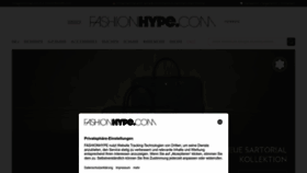 What Fashionhype.com website looked like in 2023 (1 year ago)