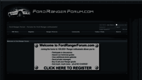 What Fordrangerforum.com website looked like in 2023 (1 year ago)