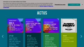 What Francofolies.be website looked like in 2023 (1 year ago)