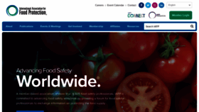 What Foodprotection.org website looked like in 2023 (1 year ago)