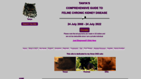 What Felinecrf.org website looked like in 2023 (1 year ago)