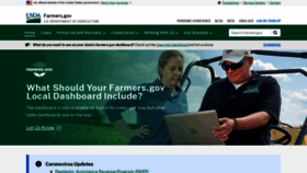 What Farmers.gov website looked like in 2023 (1 year ago)