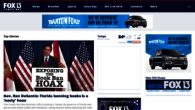 What Fox13news.com website looked like in 2023 (2 years ago)