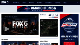 What Fox5ny.com website looked like in 2023 (1 year ago)