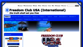 What Freedomclubusa.com website looked like in 2023 (1 year ago)