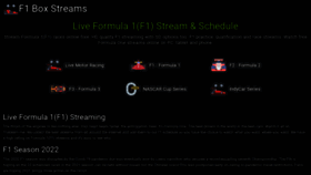 What F1box.me website looked like in 2023 (2 years ago)