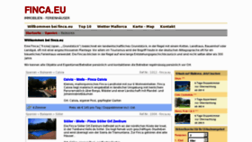 What Finca.eu website looked like in 2011 (13 years ago)