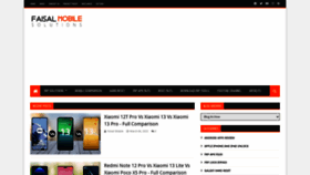 What Faisalmobile.com website looked like in 2023 (1 year ago)