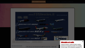 What Fsxliveries.it website looked like in 2023 (1 year ago)