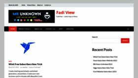 What Fadiview.xyz website looked like in 2023 (1 year ago)