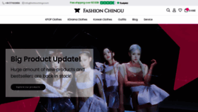 What Fashionchingu.com website looked like in 2023 (1 year ago)