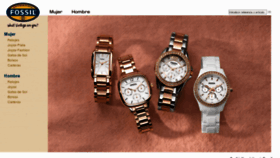 What Fossil.es website looked like in 2011 (14 years ago)