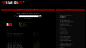 What Frank-sinatra.freedownloadmp3.net website looked like in 2023 (1 year ago)
