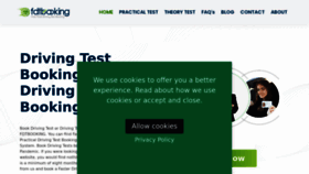 What Fastdrivingtestbooking.co.uk website looked like in 2023 (1 year ago)