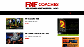 What Fnfcoaches.com website looked like in 2023 (1 year ago)